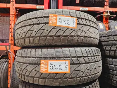 A pair of good used P225/65R17 Evergreen Winter install and balance $200 Loose purchase $85 each Tre...