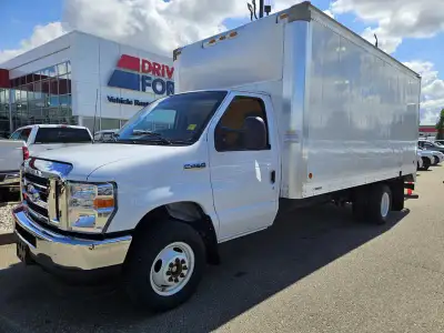 2024 Ford E-Series Cutaway E-450 DRW 176" WB, 7.3L V8 Gas, 16ft Cube, Rear Pull Out Ramp DRIVING FOR...