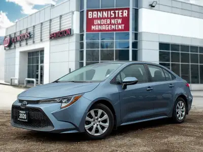 The 2020 Toyota Corolla LE, with its stunning blue exterior and efficient front-wheel drive, offers...