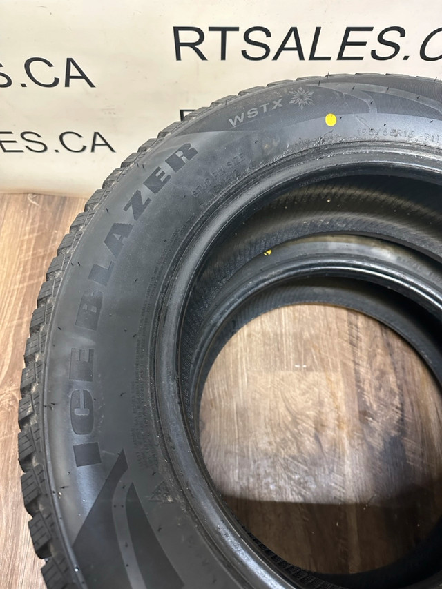 TWO 195/65/15 Sailun Iceblazer WSTX WINTER TIRES  (2 tires) in Tires & Rims in Saskatoon - Image 4