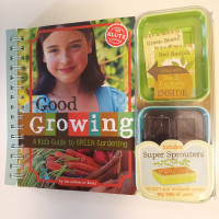 Good Growing, A Kid's Guide to Green Gardening  with 2 seed pack
