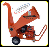 Ducar 5" wood chipper, 15hp with electric start - IN STOCK NOW