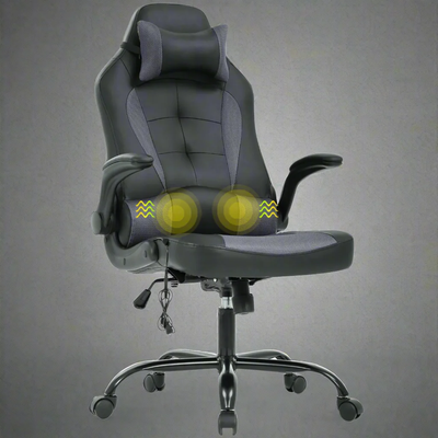 PC Gaming Massage Racing Ergonomic High-Back with Remote  512436, View more