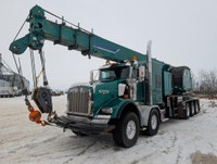 1 Owner, 2014 Kenworth T800 With Manitex 45110T Boom dual winches 10 year done oct 2023 fresh NDT KM... (image 1)