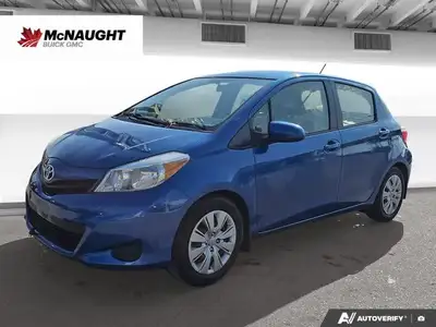 Experience efficient and reliable driving with this 2013 Toyota Yaris. Finished in eye-catching Blaz...