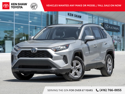 Silver Sky Metallic 2022 Toyota RAV4 Hybrid LE AWD! We are the longest-standing Toyota Dealership in...