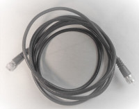 Câble fil vidéo coaxial RG-6 1,8 M mètres, 6’ pieds, mâle-mâle,