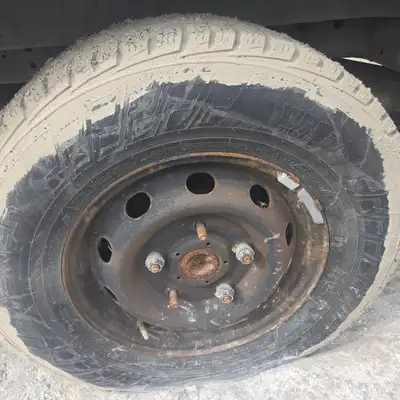 QUICK SALE OEM 225/75R16C FORD TRANSIT CONNECT WHEELS NOKIAN WINTER TIRES MUST GO! PRICED TO SELL FI...