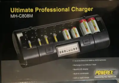REDUCED Brand New Powerex MH-C808M Battery Charger, View more