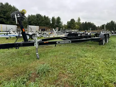tandem axle boat trailer 2 3500lb axles aluminum wheels led lights ...