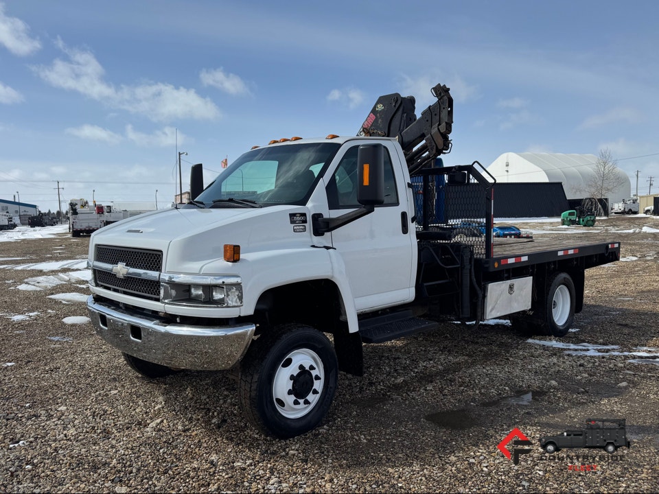 2006 GMC C5500 4x4 Picker Boom Truck/HIAB 077/5511 LBS | Heavy Trucks ...