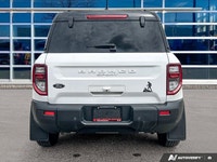 Clean CarFax Report! Very Low Kilometers! Oxford White 2025 Ford Bronco Sport Outer Banks 4X4, 8-Spe... (image 4)
