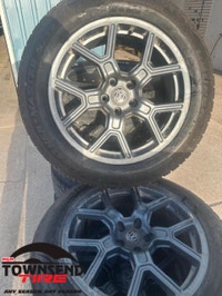 *USED* COOPER SNOW TIRES ON ALLOY RIMS FOR JEEP 225/60R18 Grand Bend Sarnia Area Preview