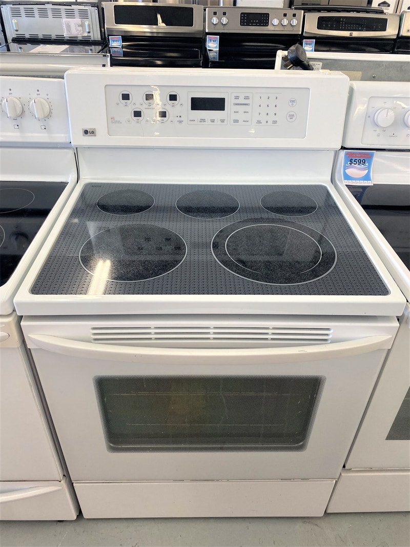 4523 Cuisinière Poêle LG blanc Stove Oven Range Cuisinières, fours