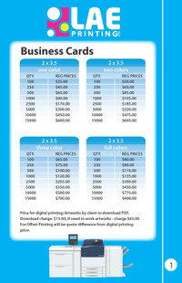 Business Cards - Great Quality