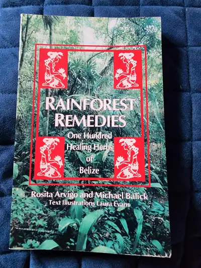 Book, soft cover, bought from the gentleman who wrote the book details from in person in rainforest