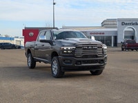 The 2026 Ram 3500 Laramie Crew Cab in Granite Crystal Metallic combines heavy-duty capability with p... (image 8)