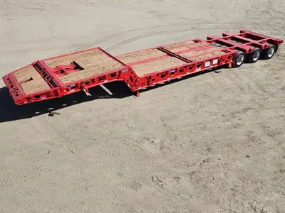 2009 Aspen 74 Ton, 24 Wheels, Scissorneck / Folding Neck Trailer / Tri Axle / (50 to 55 ft) Long, 10...