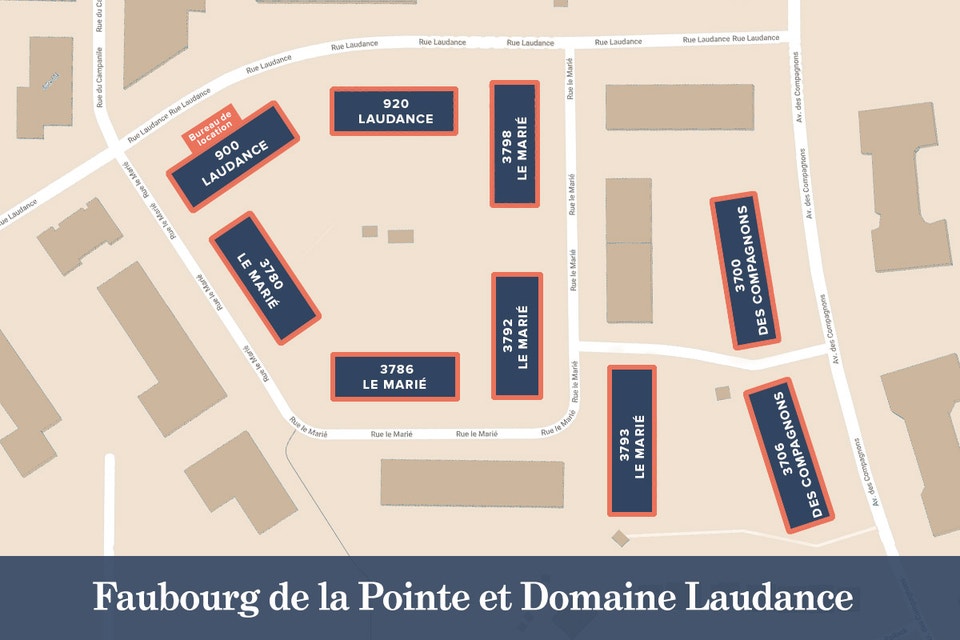 Faubourg de la Pointe and Domaine Laudance Apartments - Bachelor 4