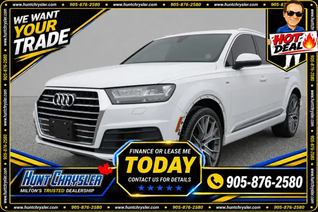 2019 Audi Q7 TECHNIK | AS-IS | WOW | 905-876-2580 | COME NOW!!!