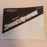 Snake's Revenge Instruction Manual Nintendo  Ultra Games 1990