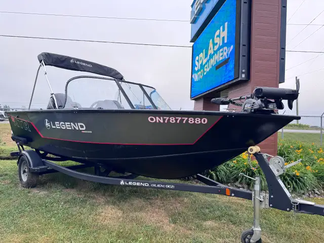 2022 Legend 18 XTR Used Aluminum Fishing Boat in Powerboats & Motorboats in Barrie - Image 3