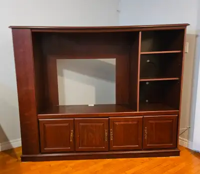A big entertainment unit.