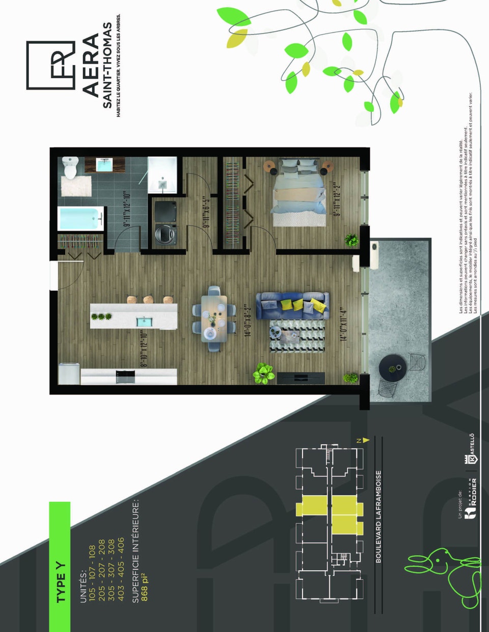 Aera St-Thomas Condo 3 1/2 St-Hyacinthe PROMO 4