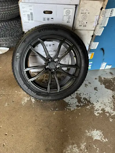 4 New 20 Envy FF1 Flow Forged Wheels w/ 275/45R20 Kumho IZen WS71 Winter Tires 5 x 114.3 / 5 x 115 P...