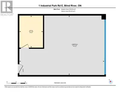 Commercial building under new ownership and property management. This main floor unit is 530 sqft wi...