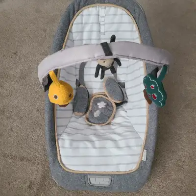 Ingenuity Happy Belly Baby Bouncer Seat and Rocker, Belly Massag, View more