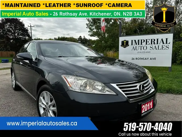 2011 Lexus ES 350**MAINTAINED HISTORY *LEATHER *SUNROOF *CAMERA