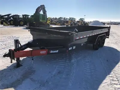 Brandt Work Ready 8 and 11 Ton, 14’ or 16’ Dump Trailer Model: UBD814 / UBD816 / UPD1116 / UGD1116 S...