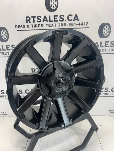 *** FREE SHIPPING *** set of four new 20 inch Fuel Matte Black Rims -- FITS Dodge Ram 2500 3500 AND...