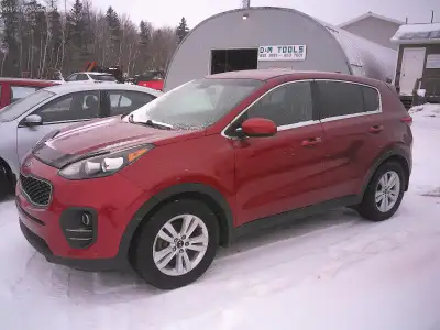 2018 Kia Sportage LX, FWD, burgundy, 203KM, needs some work, selling AS IS Denis Gallant / D & M Tru...