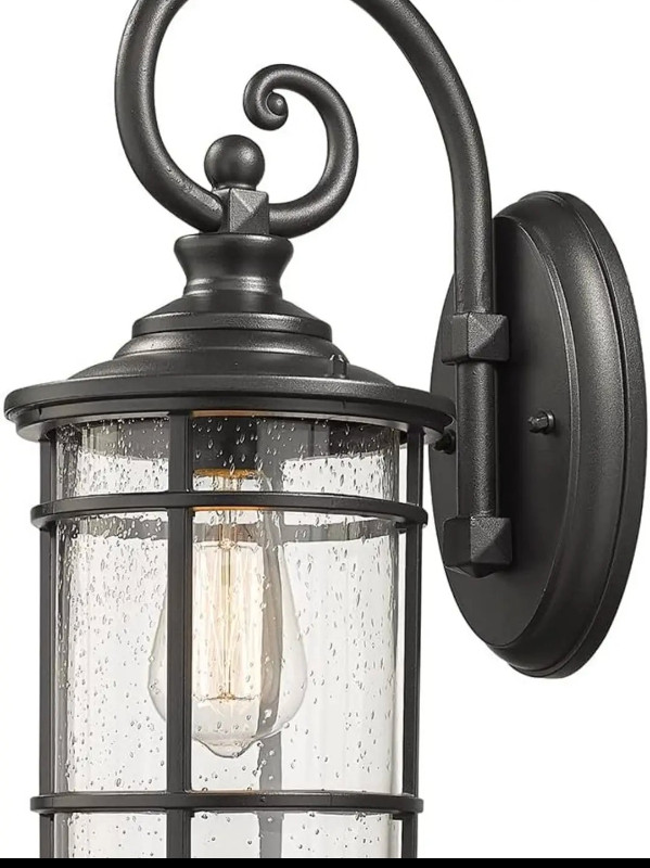 Emliviar Modern Outdoor Wall Lantern - Exterior Carriage Light f in Outdoor Lighting in Gatineau - Image 3