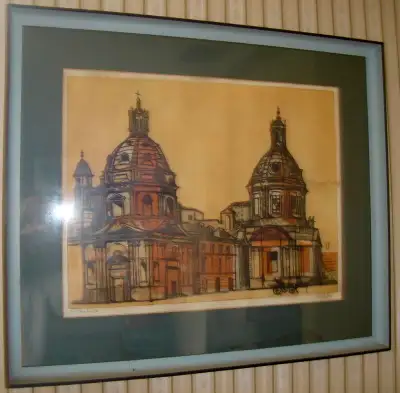 RICHARD BEER "TWO CHURCHES", View more