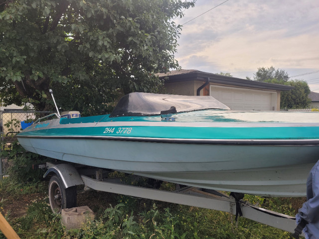 17 Footer deltacraft with 55 hp Evinrude in Powerboats & Motorboats in Edmonton