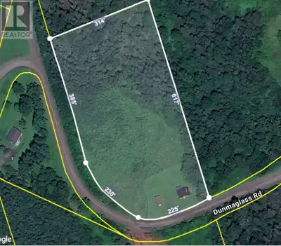 Peaceful Dunmaglass Road, where this beautiful 4.2-acre property offers distant views of the Northum...