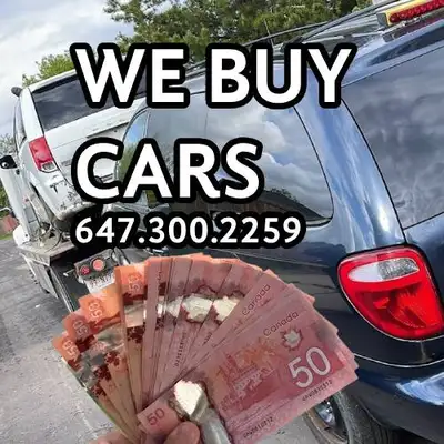 We buy all types of vehicles! Get cash for your car, truck, SUV, scrap car, junk car, damaged vehicl...