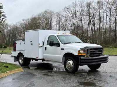 2000 Ford F-450 Super Duty TommyGate 2000lb Liftgate Jumper Connections VMAC VR7000 Compressor Greas...