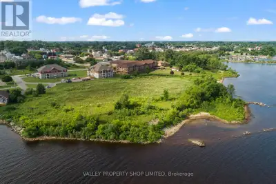 DEVELOPMENT OPPORTUNITY . +/- 4.1-acre parcel of Fully Serviced land on the Ottawa River. Potential...