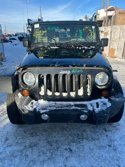 Alpha Auto Parts has this 2010 Wrangler 2dr hard top manual trans for parts !! hard top complete is...