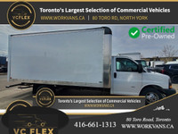 Torontos Largest Selection of Certified Pre-Owned Cube Vans - 2018 GMC Savana G3500 - 16Ft Box - Equ... (image 2)