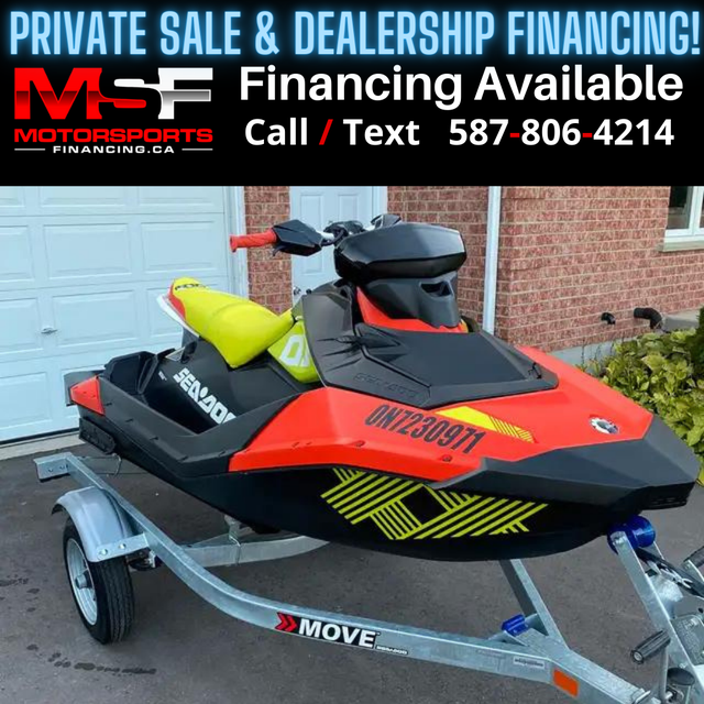2020 SEADOO SPARK TRIXX 3UP (FINANCING AVAILABLE) in Personal Watercraft in Strathcona County - Image 2