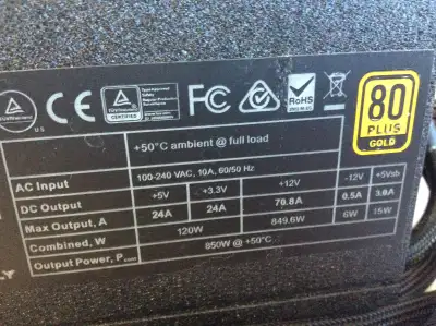 EVGA SuperNOVA 850 G2 power supply unit (PSU), View more