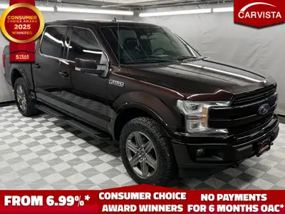 CONSECUTIVE COMSUMER CHOICE AWARD WINNERS! BRAND NEW TIRES - LOADED 502A PACKAGE LARIAT SUPERCREW 5...