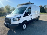 2016 Ford Transit Cargo Van Medium Roof 148 WB with 3.7L V6 engine, roof rack, shelves inside, auto... (image 3)