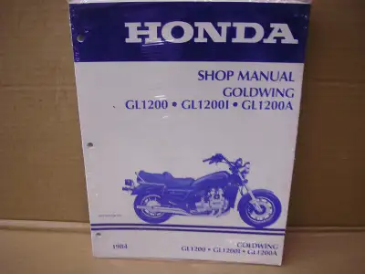Still in the wrapper never used and complete service/shop manual covers 1984 GL 1200 standard /Inter...