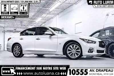 Auto Luana 2016 INFINITI Q50 PRENEZ UN RENDEZ-VOUS / BOOK AN APPOINTMENT (514) 327-5553 131000 KM CE...